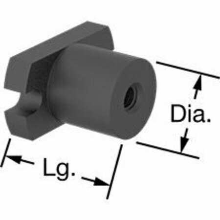 BSC PREFERRED Flange Nut with 1/8-41.7 Thread Size for Ultra-Precision Lead Screw 6350K681